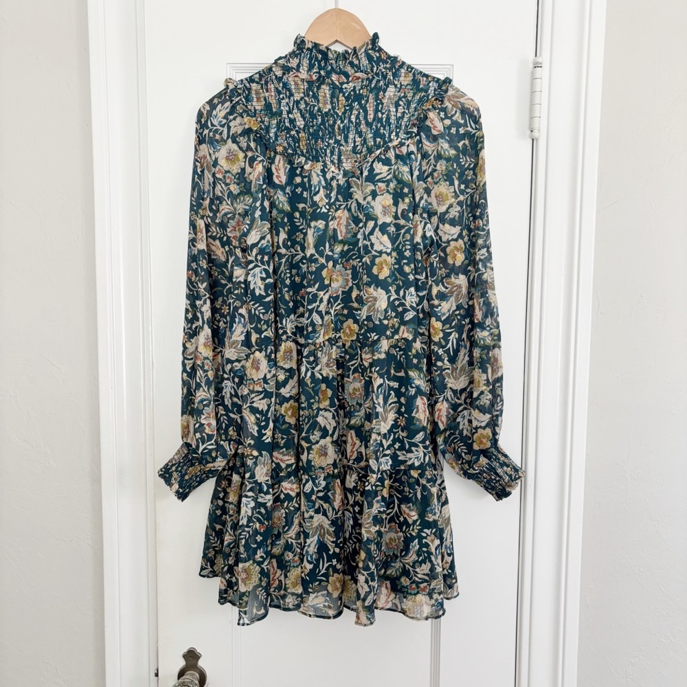 Avara Floral Print Mini Dress